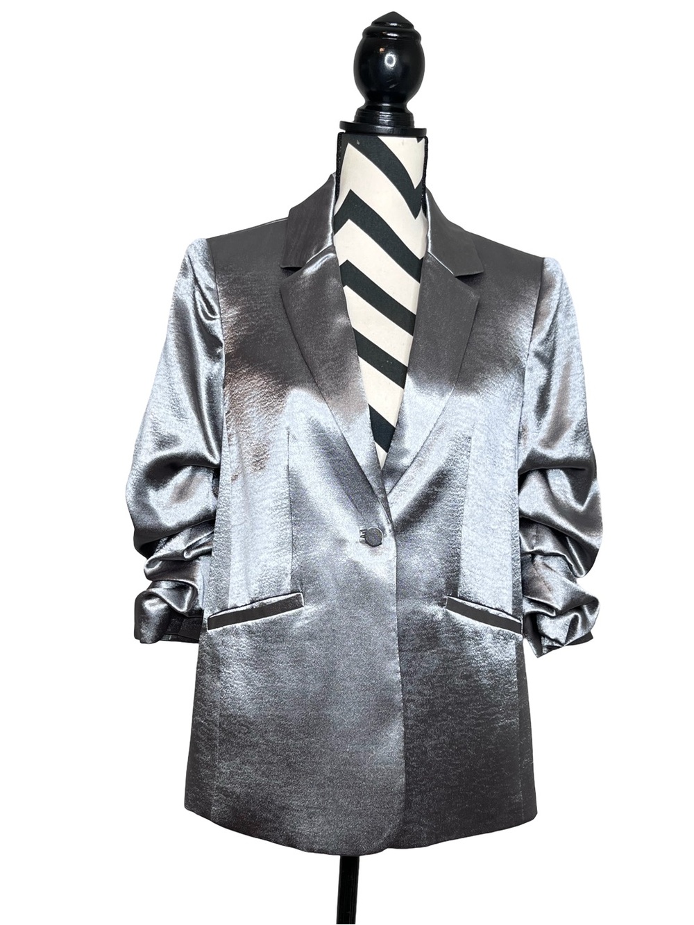 Cinq a Sept Kylie Aluminum Blazer Sz 6